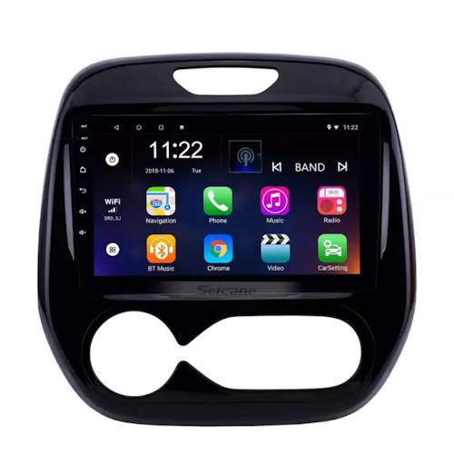 9"android 10,bilstereo Renault Captur,Clio auto A/C (2011---2016) GPS, 32GB ,blåtand, wifi ,carplay