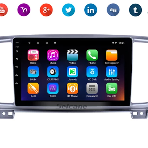 9"android 10,bilstereo  KIA Sportage (2018--2019) GPS, wifi, 32GB, blåtand, carplay