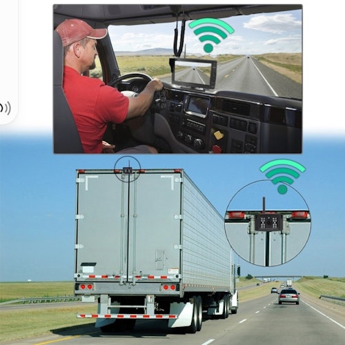 4 kanaler wifi kamera system Truck,lastbil 128gb dvr