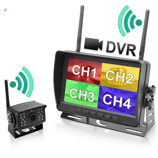 7"dvr skärm med Wifi backkamera system,till lastbilar, bussar,mini bussar