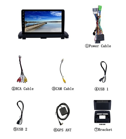 9" android 12, bilstereo Volvo XC90 ( 2004---2014),gps, wifi, 32GB, carplay, blåtand dsp  4G
