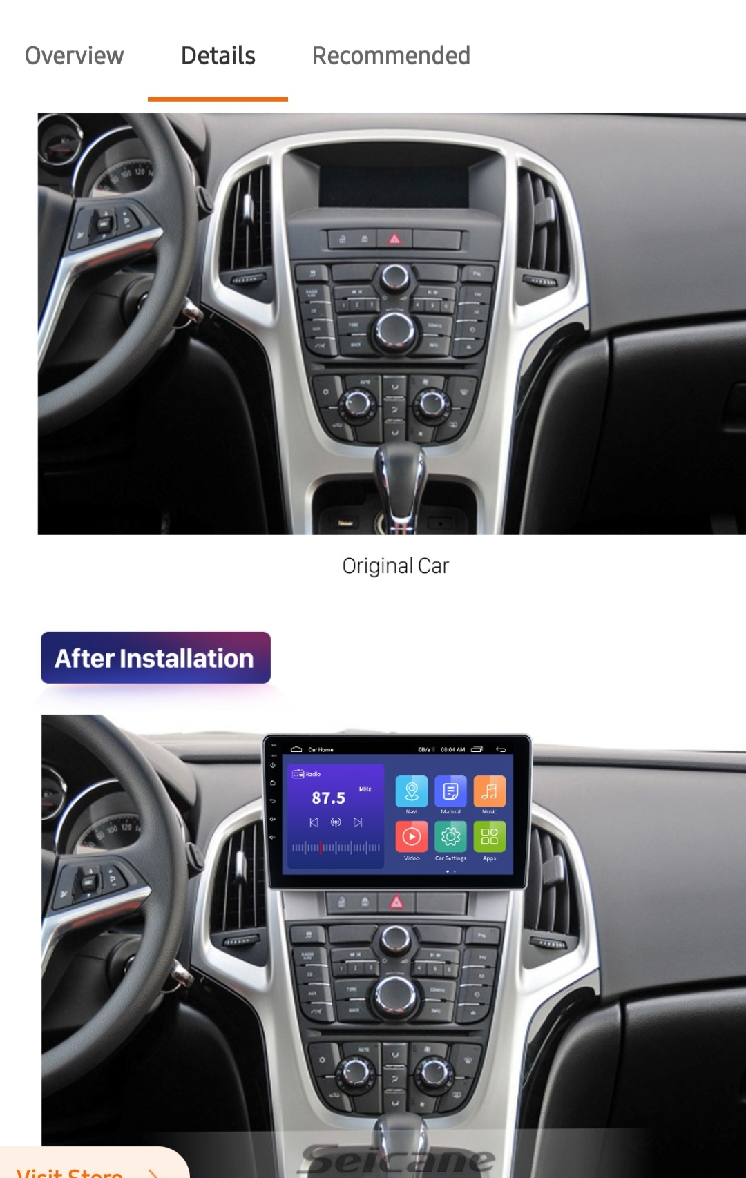9" android  10  bilstereo  Opel astra (2007---2014) 32 gb, carplay, wifi,gps Bluetooth