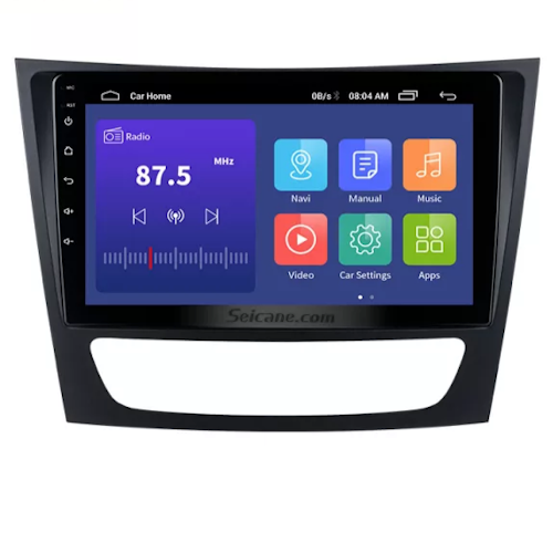 9"android 10, bilstereo  Mercedes Benz E class w211(B200)/CLs class C219 (2001--2009)