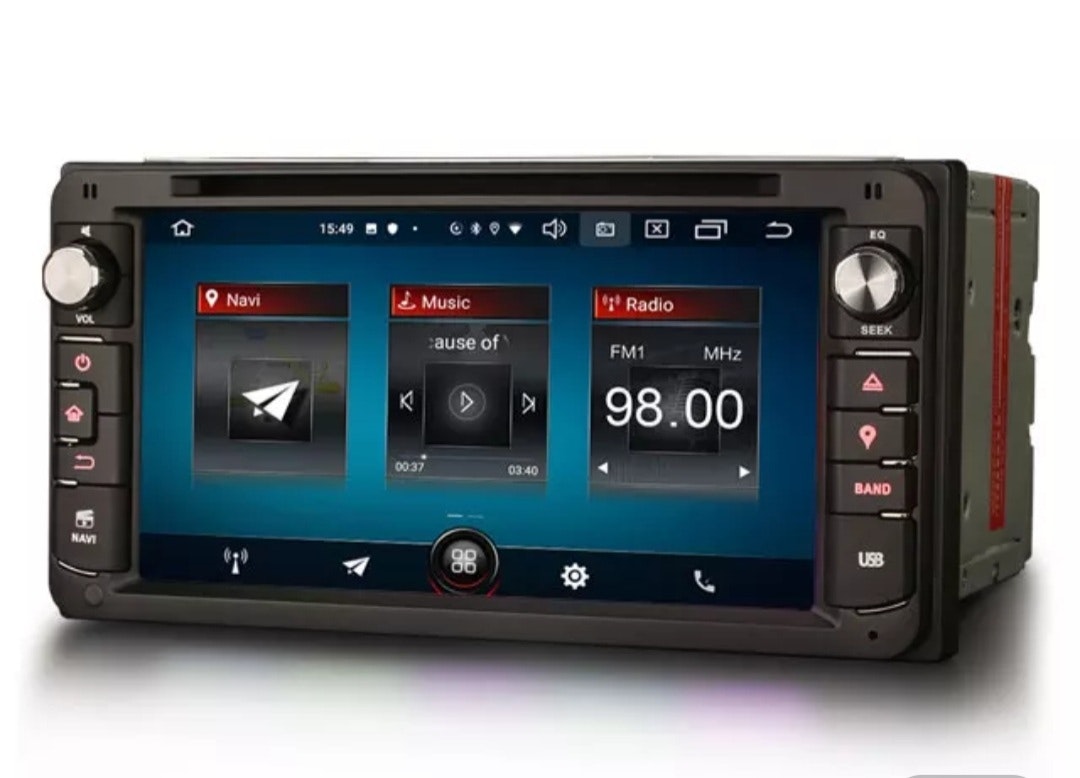 6,95" Android 10,bilstereo Toyota corolla ,Rav4,Hilux,Land Cruiser,Avanza