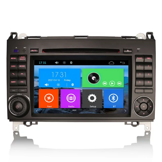 8" android 10,bilstereo Mercedes A-klass,B-klass,Sprinter,viano,vito