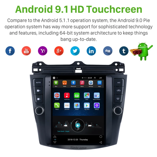 9.7"android 10,bilstereo Honda accord 7(2003---2007) gps, 32GB,