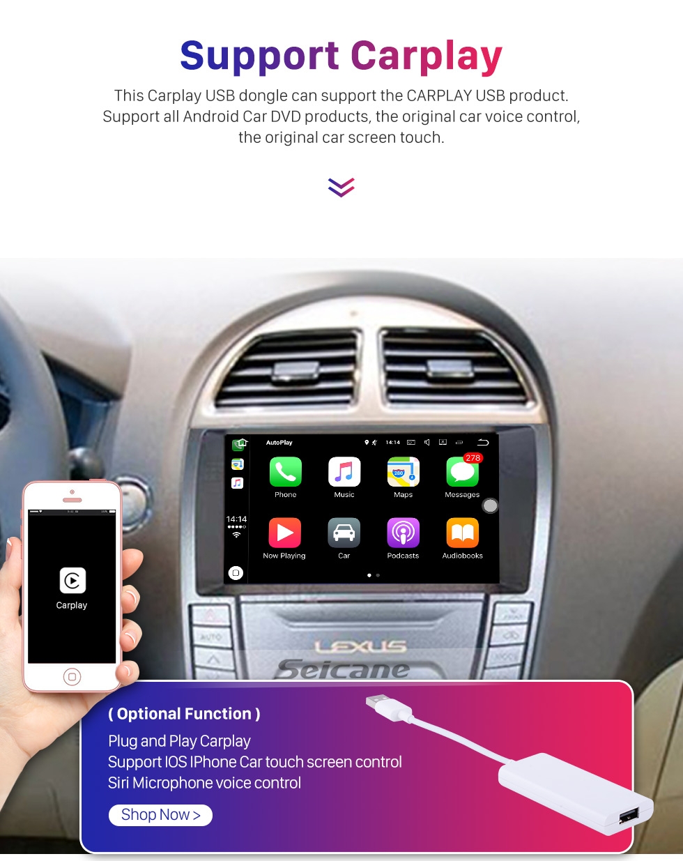 9"android 10,bilstereo Lexus E240 ,E350 (2006--2012) gps,carplay, 32gb android auto,wifi Bluetooth