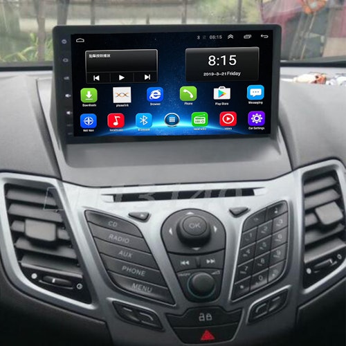 9"android 10,bilstereo Ford Fiesta (2009-- 2017) gps,carplay, android  auto,wifi,blåtand, 32gb
