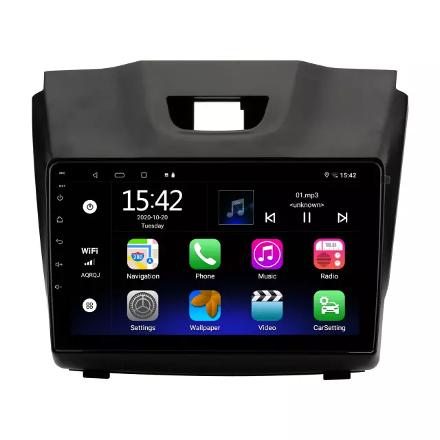9"android 10 bilstereo  Isuzu Dmax (2012--2018) gps, wifi, 32GB, blåtand, carplay,  android auto