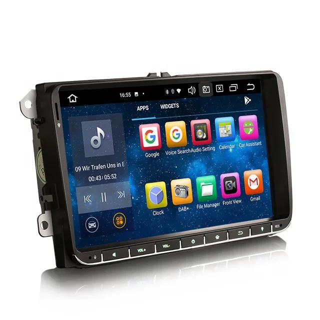 9" android 10,vw bilstereo med 64Gb  ,wifi,FM radio, RDS,AM radio ,blåtand, carplay,android auto, gps