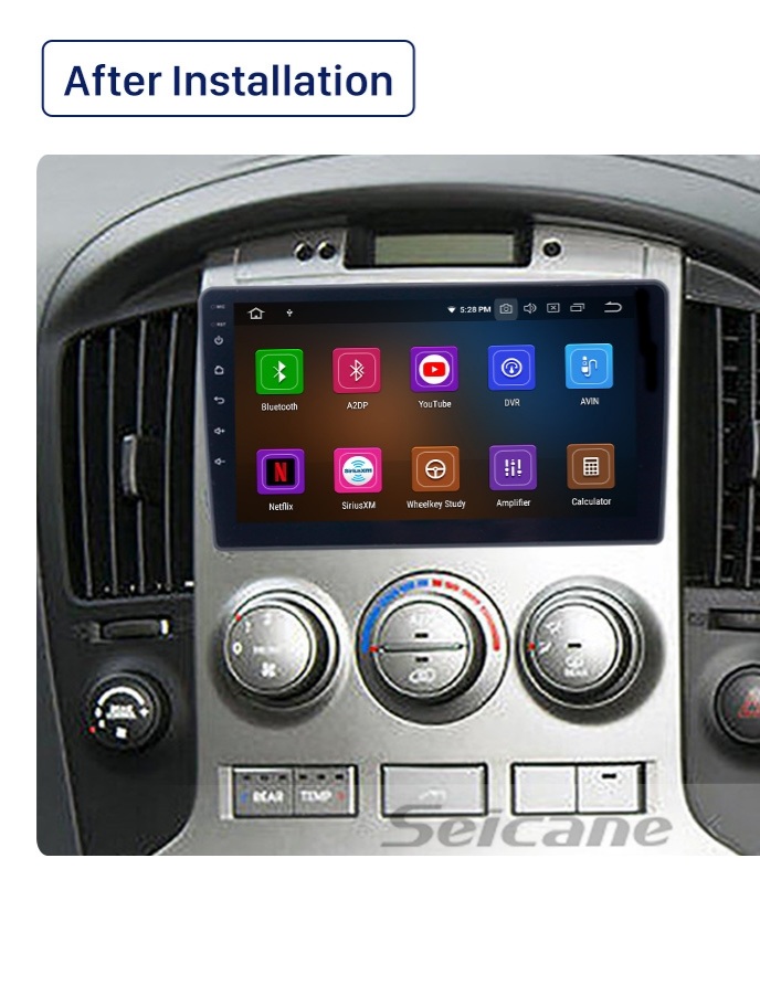9" android 10 bilstereo Hyundai h1(2007/2015)wifi ,32GB, rds,carplayer,android auto, gps