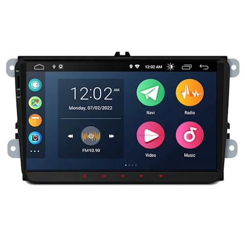 9"android 11, bilstereo  VW CADDY,TOURAN,GOLF,TIGUAN , T5( 2003--2015) GPS Wifi,32gb RDS, carplay, android auto