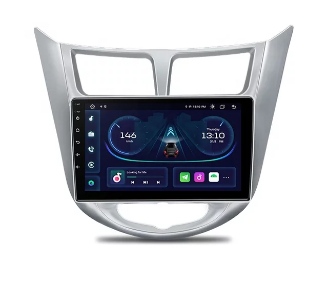 9"android 11,bilstereo Hyundai Accent,Grand Avega,hatchback( 2010---2017) gps,carplay, blåtand, 32gb RDS, WiFi  ,blåtand, android auto