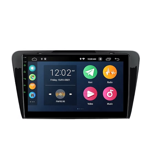 10,1" android 10,bilstereo Skoda Octavia (2014---2016) gps, wifi, 32GB, blåtand, carplay, android auto, RDS