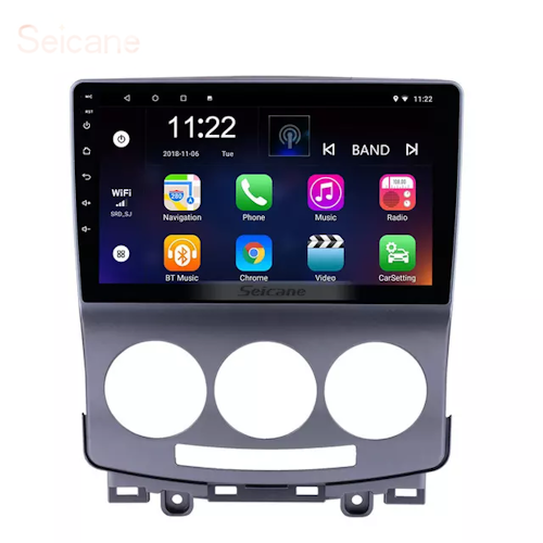 9"android 10,bilstereo Mazda 5 (2005---2010) gps, wifi   RDS carplay, blåtand  wifi  Android  auto, 32GB