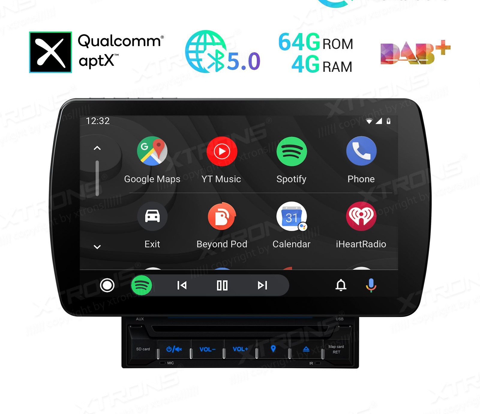 10 1" android 11, dubbel din universal  bilstereo 4gb ram minne    wifi Dsp,wifi,rds carplay,blåtand  Rds  android auto