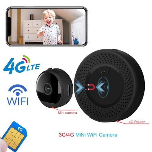 3G/4G  mini bärbar wifi kamera med sim card
