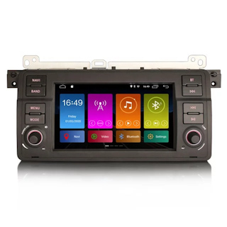7"android 10,bilstereo BMW E46,ROVER 75, M3( 1998--2006) gps wifi carplay android auto wifi rds  32GB  Bluetooth