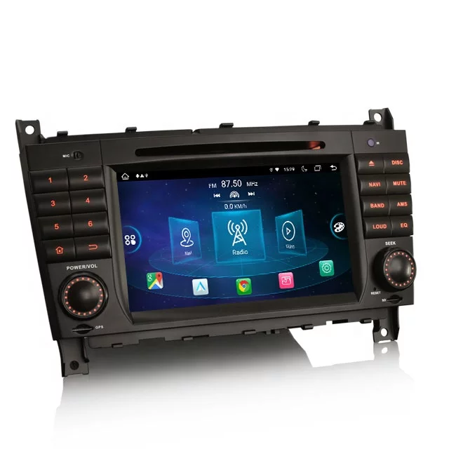 7"android 11,bilstereo  Mercedes Benz  C-klass,CLC Klass ,Clk klass( 2004---2011) gps, carplay  android auto, carplay ,wifi, gps ,DSP