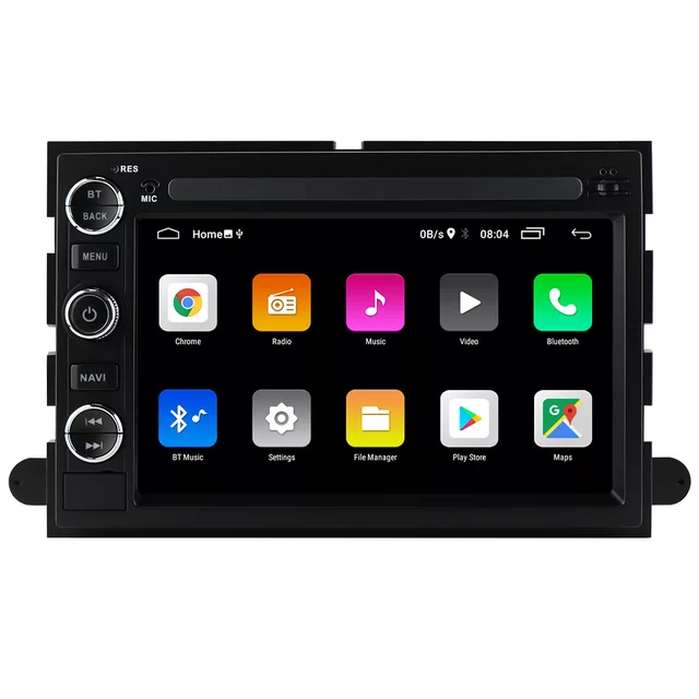 7"Android 12 , bilstereo Ford F150,F250 ,F350,500, mustang,fusion,expedition ,Explorer ( 2006--2009) gps wifi carplay android auto blåtand rds Dsp 64gb , 4G