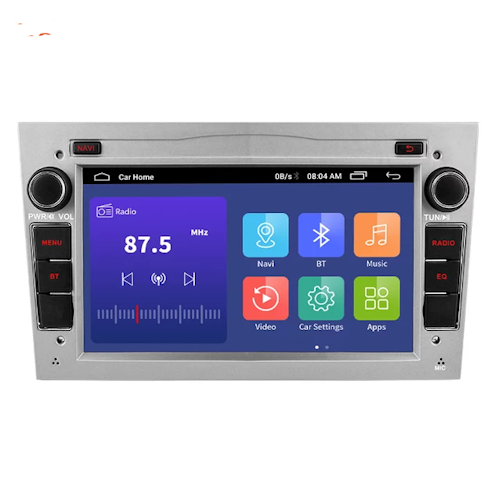 7"android 10,bilstereo Opel Corsa (2006--2011) gps wifi carplay android auto blåtand rds Dsp 32gb