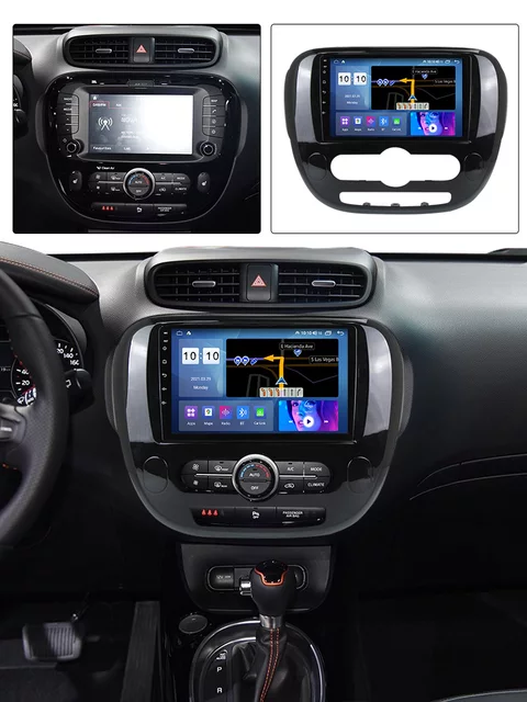 9"android 11,bilstereo  Kia Soul (2014 --2018) gps wifi carplay android auto blåtand rds Dsp 32gb, 4G