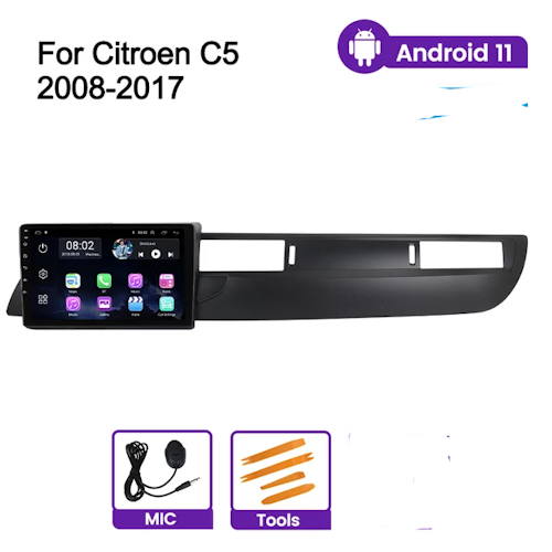 9"android 11 bilstereo Citroën C5 ( 2008---2017) gps wifi carplay android auto blåtand rds Dsp 32gb  4G