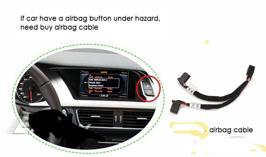 Airbag kabel Audi A4 A5 Q5