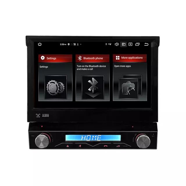 7"android 11 löstagbar front panel universal  bilstereo . Gps Ram : 4GB Dsp 64gb FM Blåtand  carplay android auto dvd-spelare  4G wifi