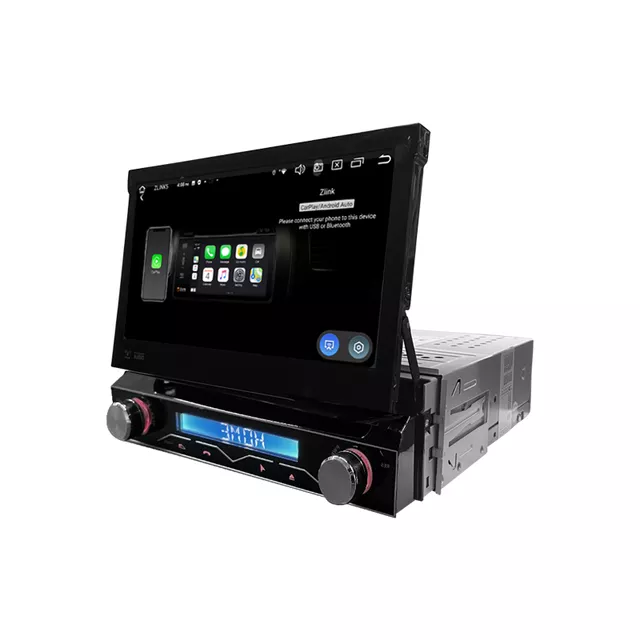 7"android 11 löstagbar front panel universal bilstereo . Gps Ram : 4GB Dsp  64gb FM Blåtand carplay android auto dvd-spelare 4G wifi - Vimport