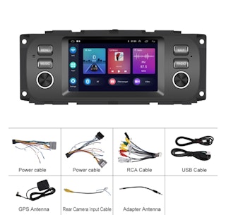 5"Android 12, bilstereo  Chrysler town& County,300M ,concorde,PT cruiser, sebring,(1999---2006) gps wifi Bluetooth  dsp 16gb carplay android auto