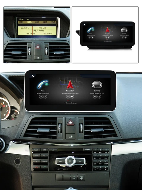 12.3" android 12 bilstereo Mercedes Benz  c207 w207 A207 NTG4.0 system (2009--2012) gps  carplay android auto  wifi   128GB dsp  4G LTE