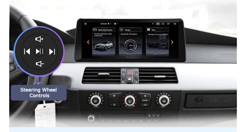 12.3" android 12 bilstereo BMW E60 E61 E62 ( 2005-2008) CCC system  ROM:64gb , RAM: 4GB,Carplay android auto blåtand gps 4G wifi modul