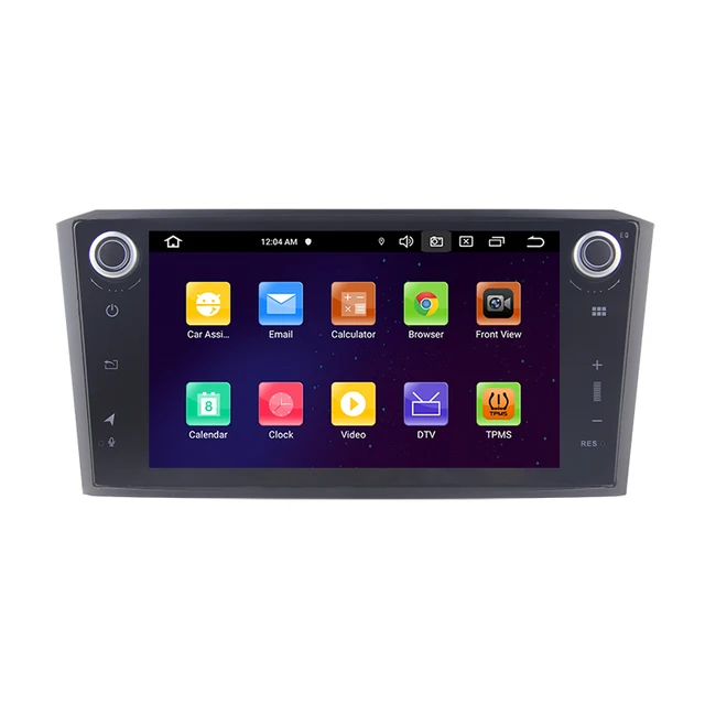8"android 10 bilstereo Toyota Avensis (2003--2008) gps carplay android auto blåtand rds Dsp 32gb wifi