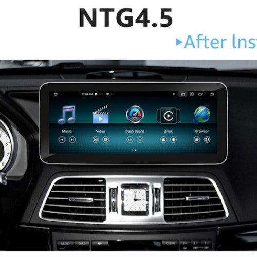 12.3" android 12 bilstereo Mercedes Benz  E-Class c207 w207 A207 NTG4.5 system(2013--2014) gps  carplay android auto  dsp,wifi  RAM:4GB, ROM: 64GB,4G LTE