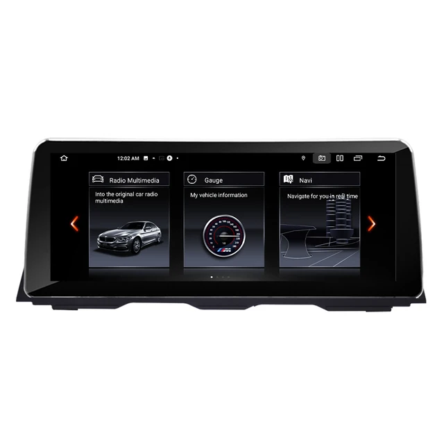 12.3" android 12 bilstereo BMW 5 Series F10/F11 2013-2017 NBT system  gps carplay android auto blåtand rds Dsp 128GB  4G wifi modul