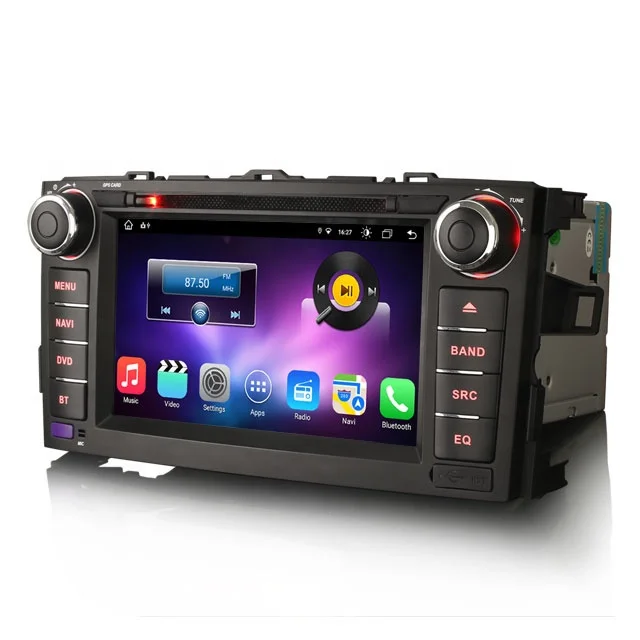 7"android11  bilstereo  Toyota Auris ( 2007---2012) gps wifi carplay android auto blåtand rds Dsp 32gb  dvd spelare