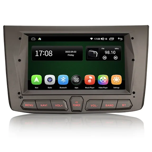 7"android 11 bilstereo  Alfa Romeo Mito (2008-2019) GPS wifi carplay android auto blåtand rds Dsp 32gb  4G-modul