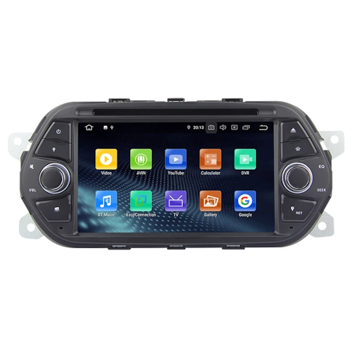 7" android 12. Bilstereo FIat Tipo gps wifi carplay android auto blåtand rds Dsp 64gb dvd spelare