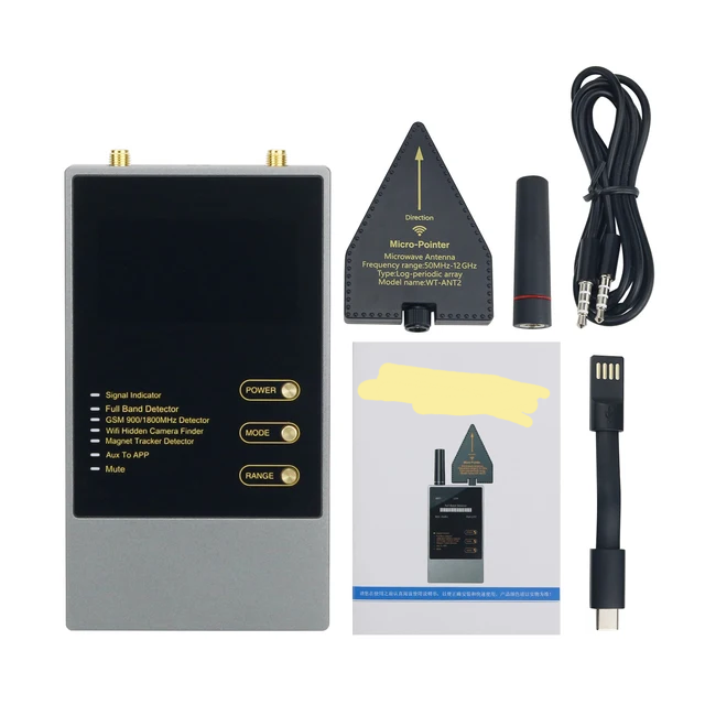 GPS Tracker Detektor GPS Bug Detector Dold kameradetektor för Wifi GSM  RF-signaler - Vimport