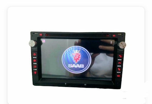 7"android 12 bilstereo  SAAB 9-5 ( 1998--2005) Gps carplay android auto blåtand rds Dsp 32gb dvd spelare