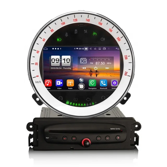 7"android 12 bilstereo  Bmw mini cooper (2006--2013)  GPS ,dvd-spelare  wifi ,Ram:8GB, Rom:128GB, dsp, 4G wifi modul carplay,  android auto