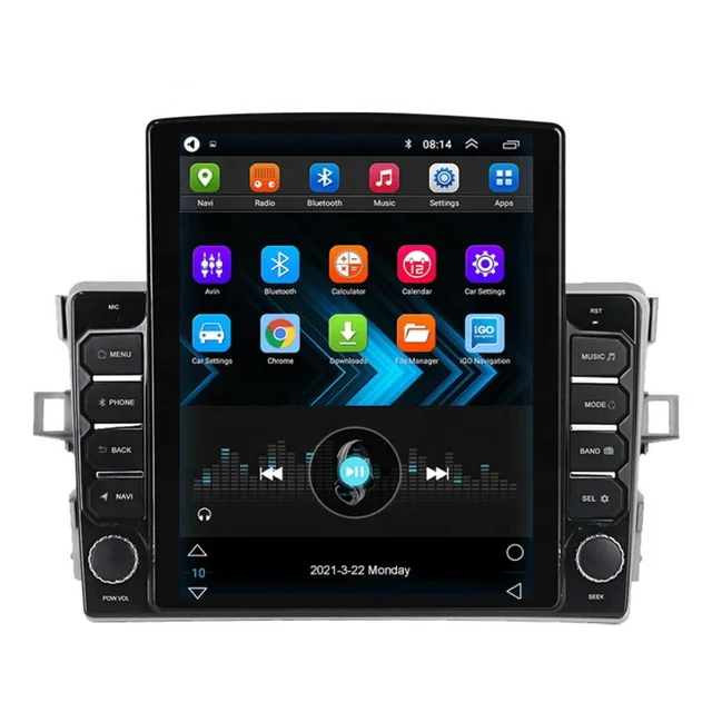 9.7"android12  bilstereo Toyota Verso EZ (2007--2016) GPS WIFI carplay android auto blåtand rds Dsp 32gb  4G