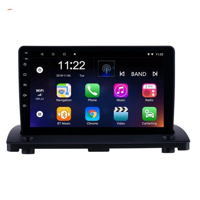 9" android 12, bilstereo Volvo XC90 ( 2004---2014),gps, wifi, 64GB, carplay, blåtand dsp  4G