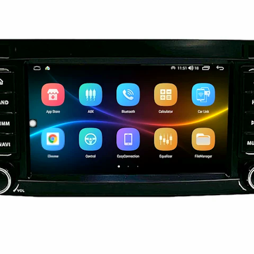 7" android 12 bilstereo VW T5 Multivan 2009 VW Transporter 2009  Gps wifi carplay android auto blåtand rds Dsp 64gb  4G-MODUL