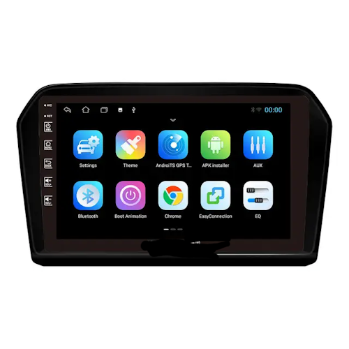 9" android 12 bilstereo  vw jetta (2013--2019) gps carplay android auto blåtand rds Dsp 64gb 4G-MODUL