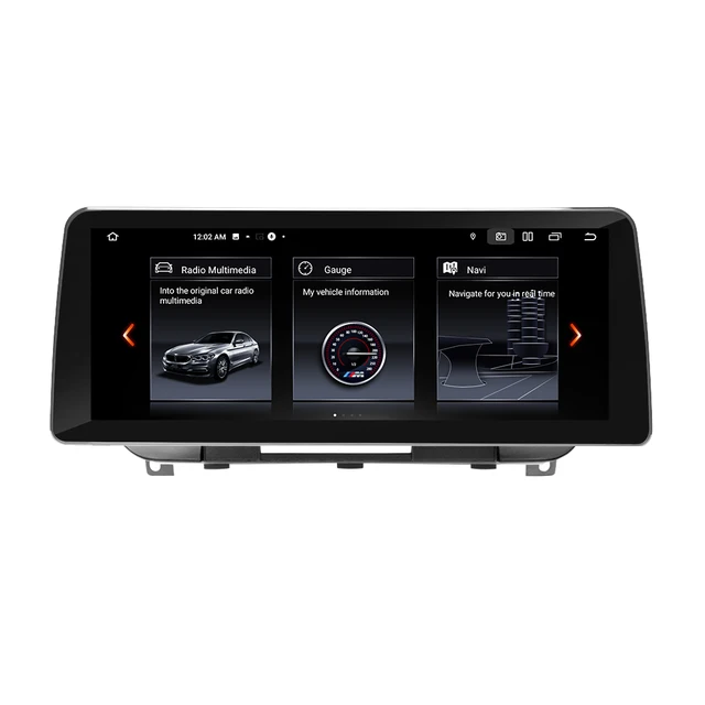 12.3" android 12. Bilstereo BMW X1 ,E84 CIC system med skärm (2009----2015) Gps wifi carplay ,android auto  ,blåtand ,rds ,Dsp ,64gb ,4g WiFi-modul
