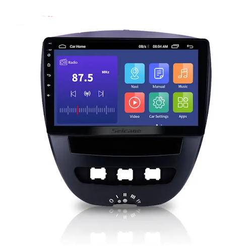 10.1" android 12 bilstereo Citroën  c1 ( 2005--2014) Gps wifi carplay android auto blåtand rds Dsp 64gb 4g WiFi-modul