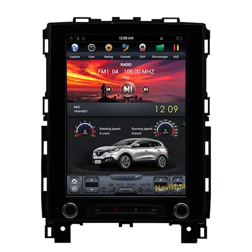 9.7"android 11 bilstereo Renault Megane 4(  2017--2019) gps wifi carplay android auto blåtand rds Dsp 32gb 4G wifi modul