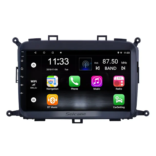 9"android 12  bilstereo  Kia  Carens ( 2014--2017) GPS wifi carplay android auto blåtand rds Dsp RAM:4GB,ROM:64 GB,  4GSIM